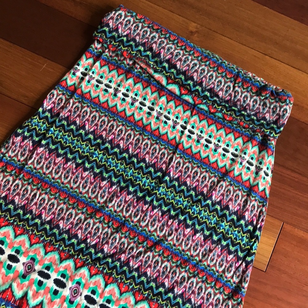 Long multicolored skirt - Picture 2 of 5